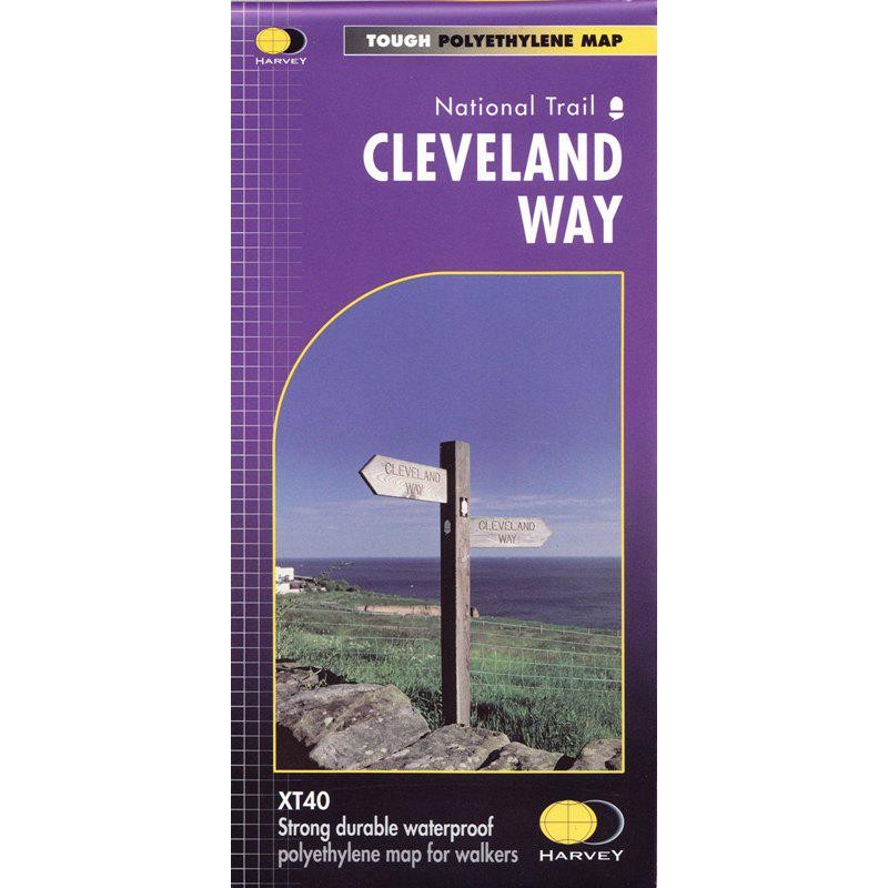 Cleveland Way map by Harvey