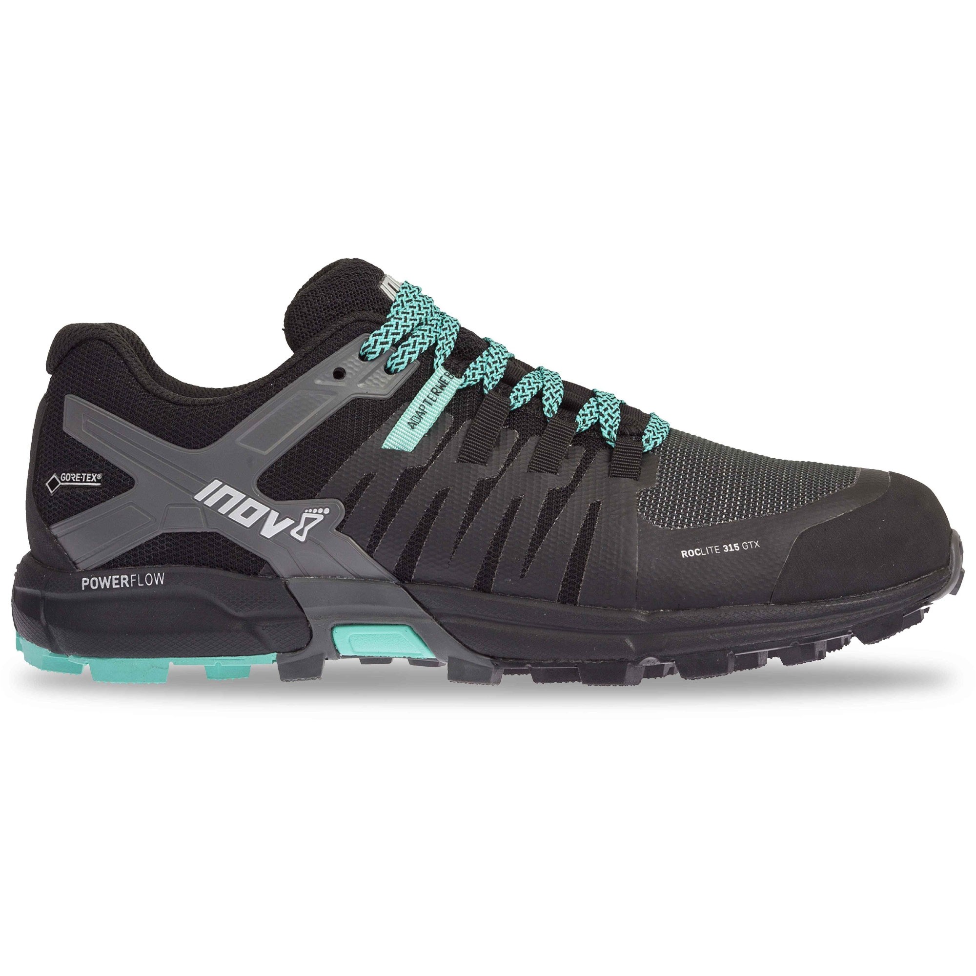 INOV8 Roclite 315 GTX Waterproof Running Shoes - Black/Teal