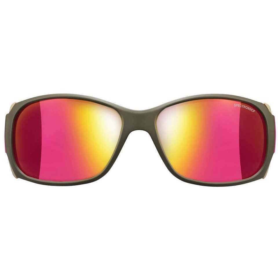 Julbo Monterosa Sunglasses - Spectron 3 CF - Army/Camel/Pink - Pink ML Lens