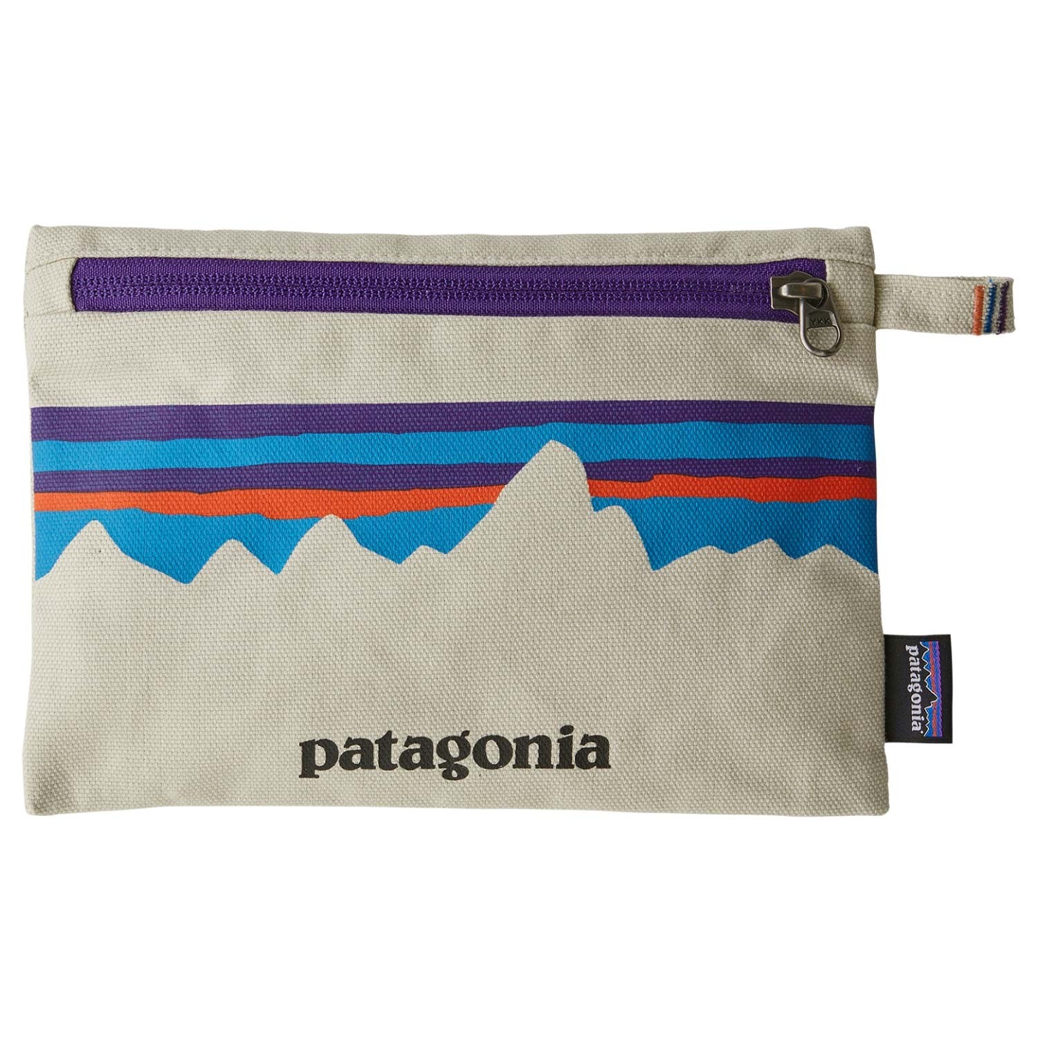 Patagonia Zippered Pouch - P6 Fitz Roy: Bleached Stone