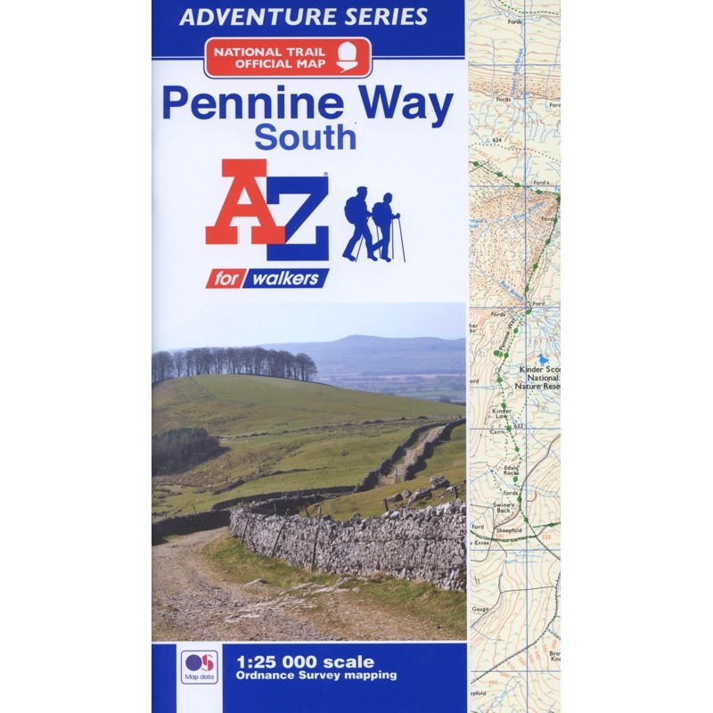 Pennine Way South: A-Z Adventure Atlas