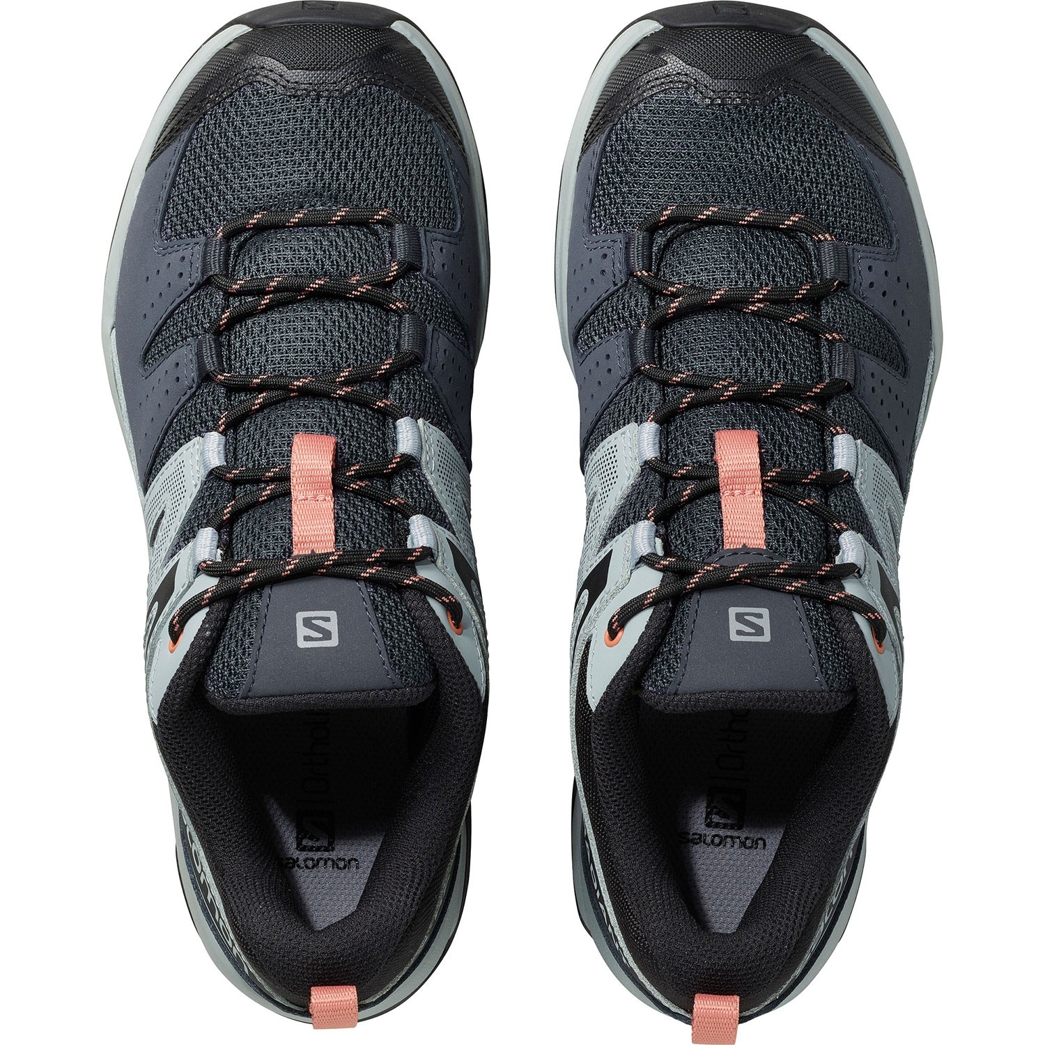 Salomon X Radiant Women's Hiking Shoes - Ebony/Quarry/Tawny Orange