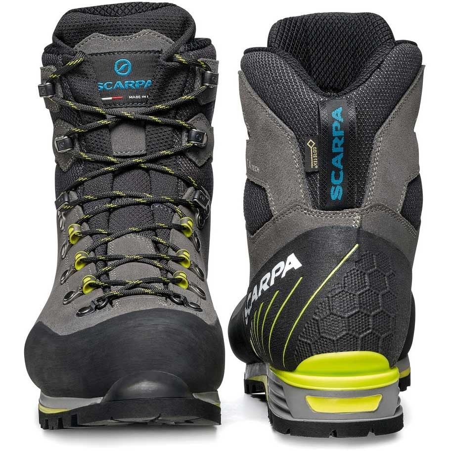 Scarpa Manta Tech GTX Mountaineering Boot - Men's - Shark/Lime