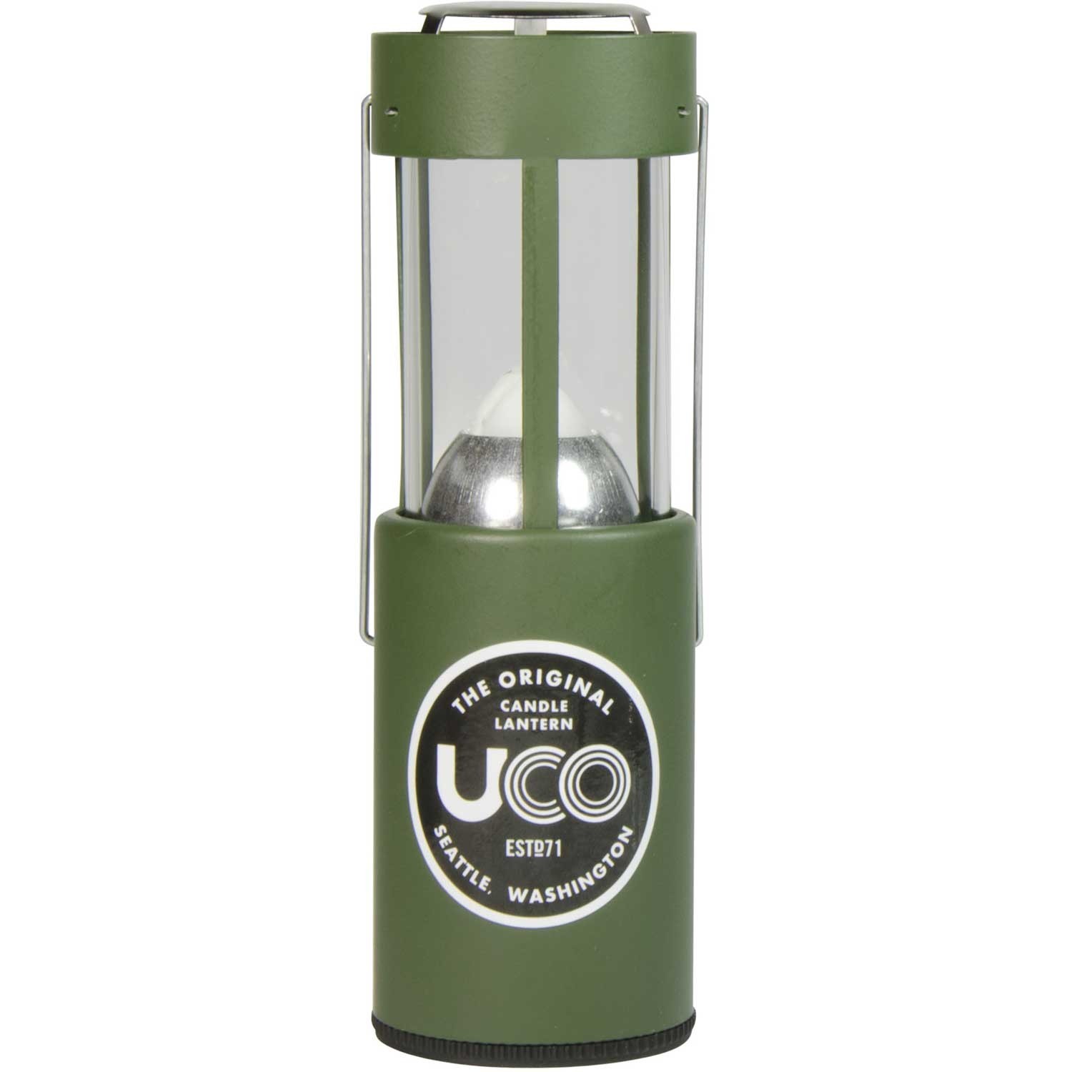 UCO 9 Hour Original Candle Lantern - Green - Open