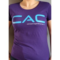 Climbers Against Cancer Classic T-shirt - Women's - Purple