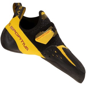 La Sportiva Solution Comp Climbing Shoe - Men's - Black/Yellow